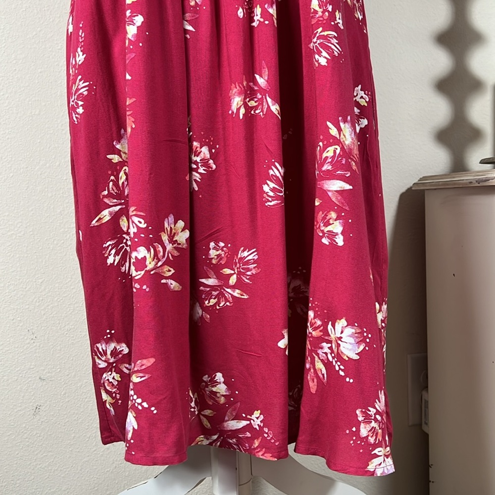 Sonoma M Pink Floral Dress - Picture 5 of 14